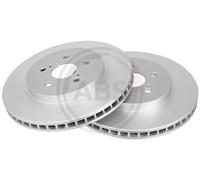 2x Disque de frein ventilé 17841 A.B.S. pour LEXUS RX