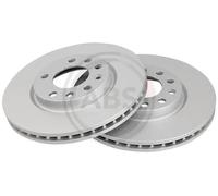 2x Disque de frein ventilé 17854 A.B.S. pour OPEL CORSA D
