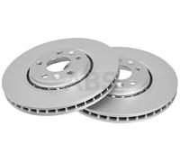 2x Disque de frein ventilé 17978 A.B.S. pour RENAULT LATITUDE LAGUNA III CLIO IV