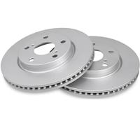 2x Disque de frein ventilé 18012 A.B.S. pour TOYOTA LEXUS