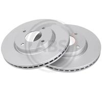 ABS All Brake Systems Disque de frein 18039 ventilé 2x pour NISSAN TIIDA