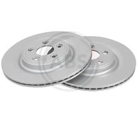 2x Disque de frein ventilé 18090 A.B.S. pour JAGUAR DAIMLER