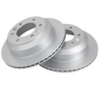 2x Disque de frein ventilé 18104 A.B.S. pour HYUNDAI H-1 Travel H-1 Cargo