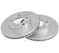 2x Disque de frein ventilé 18161 A.B.S. pour DACIA RENAULT