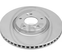 2x Disque de frein ventilé 18177 A.B.S. pour HYUNDAI KIA