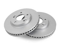 2x Disque de frein ventilé 18302 A.B.S. pour HYUNDAI KIA
