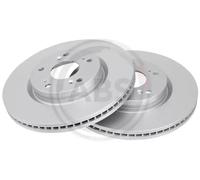 2x Disque de frein ventilé 18310 A.B.S. pour HONDA CIVIC IX CIVIC IX Tourer