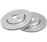 2x Disque de frein ventilé 18317 A.B.S. pour RENAULT DACIA