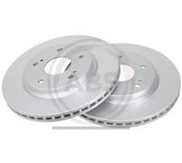 2x Disque de frein ventilé 18326 A.B.S. pour SUZUKI SWIFT IV