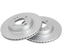 2x Disque de frein ventilé 18435 A.B.S. pour MITSUBISHI