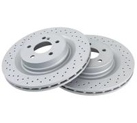 A.B.S. Disque de frein arrière 18485 – 2x Ø330 mm ventilé H57 mm Ép 26 mm Cercle de perçage Ø112 mm