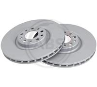 2x Disque de frein ventilé 18592 A.B.S. pour ALFA ROMEO GIULIA STELVIO