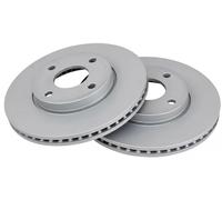 2x Disque de frein ventilé 18617 A.B.S. pour FORD FIESTA VII FIESTA VII Van