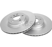 2x Disque de frein ventilé 18820 A.B.S. pour BMW MINI