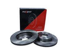 2x Disque de frein ventilé 19-1323 MAXGEAR pour NISSAN MICRA II