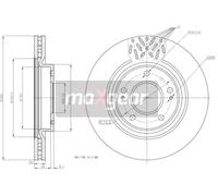 MAXGEAR 19-2393 Disque de frein