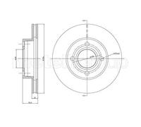 METELLI 23-0234 Disque de frein