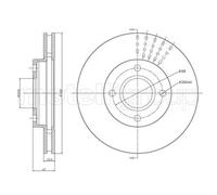 Disque de frein METELLI 23-0316