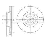 METELLI 23-0343 Disque de frein