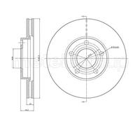 2x Disque de frein ventilé 23-0378C METELLI pour VW PASSAT B5 PASSAT B5 Variant