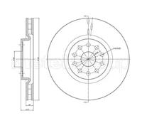 METELLI 23-0506C Disque de frein