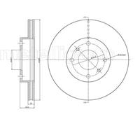 METELLI 23-0545 Disque de frein