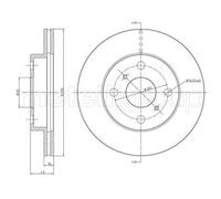 METELLI 23-0552C Disque de frein