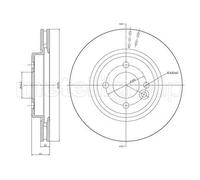METELLI 23-0666C Disque de frein