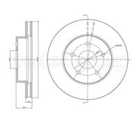 METELLI 23-0696C Disque de frein