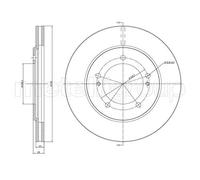 Metelli 2X Disque De Frein Avant Ø310 Mm Ventilé Pour Suzuki Grand Vitara II JT