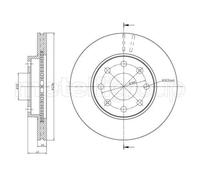 METELLI 23-0790C Disque de frein