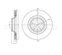 METELLI 2X Disque De Frein Avant Ø347 Mm Ventilé Pour Audi A6 Allroad 4FH C6 3.0