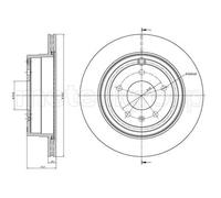 2x Disque de frein ventilé 23-0893C METELLI pour OPEL CHEVROLET