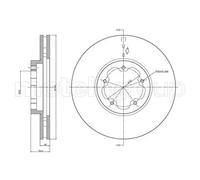 2x Disque de frein ventilé 23-0899 METELLI pour FORD TRANSIT Autobus/Autocar