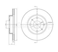 METELLI 23-1138C Disque de frein