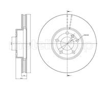 2x Disque de frein ventilé 23-1300C METELLI pour BMW X5 X6