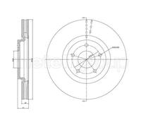 METELLI 2x Disque de Frein Avant Ø320 MM pour Nissan Qashqai + 2 I J10 JJ10 2.0