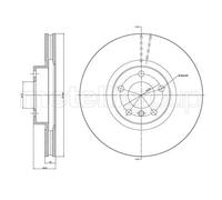 METELLI 2X Disque De Frein Avant Ø348 Mm Ventilé Pour BMW X5 E70 3.0D XDRIVE40D