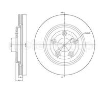 2x Disque de frein ventilé 23-1492C METELLI pour JAGUAR S-TYPE II XJ
