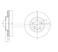 METELLI 23-1842C Disque de frein