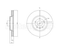 Disque De Frein Metelli 23-1849C pour Opel
