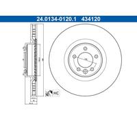 ATE 24.0134-0120.1 Disque de frein