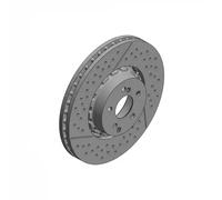 2x Disque de frein ventilé 400.5503.70 ZIMMERMANN pour MERCEDES-BENZ AMG GT CLS