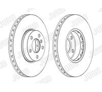 JURID 562691JC-1 Disque de frein pour BMW,TOYOTA