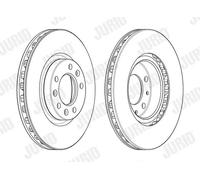 Disque de frein JURID 562991JC-1
