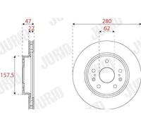 JURID 563279JC Disque de frein
