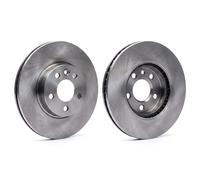 2x Disque de frein ventilé 6040295 KRAFT AUTOMOTIVE pour VW SEAT FORD