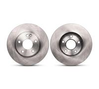 2x Disque de frein ventilé 6041216 KRAFT AUTOMOTIVE pour MERCEDES-BENZ CLASSE A