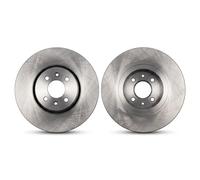 2x Disque de frein ventilé 6045470 KRAFT AUTOMOTIVE pour RENAULT SCÉNIC II