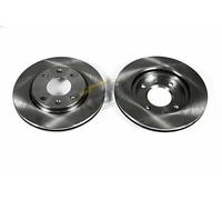 2x Disque de frein ventilé 6045520 KRAFT AUTOMOTIVE pour CITROËN PEUGEOT